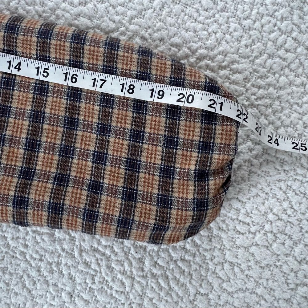 Shein Flannel Quilted Plaid Puffer Cropped  Women's Shacket Jacket Coat Size M - Picture 10 of 16